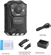 Load image into Gallery viewer, Secure 1296P Body Camera with 2 Inch Display and 12 Hours Battery Life