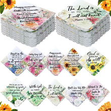 Load image into Gallery viewer, Elegant Bible Verse Handkerchiefs - 80 Inspirational Hankies for All Occasions