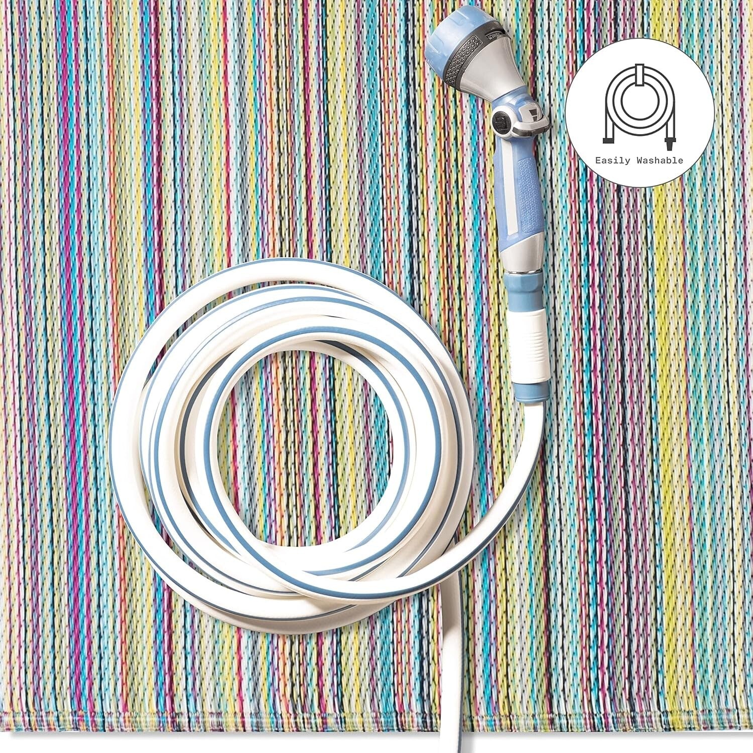 Durable and Lightweight Outdoor Rug - Waterproof & Fade Resistant, 3' x 5'