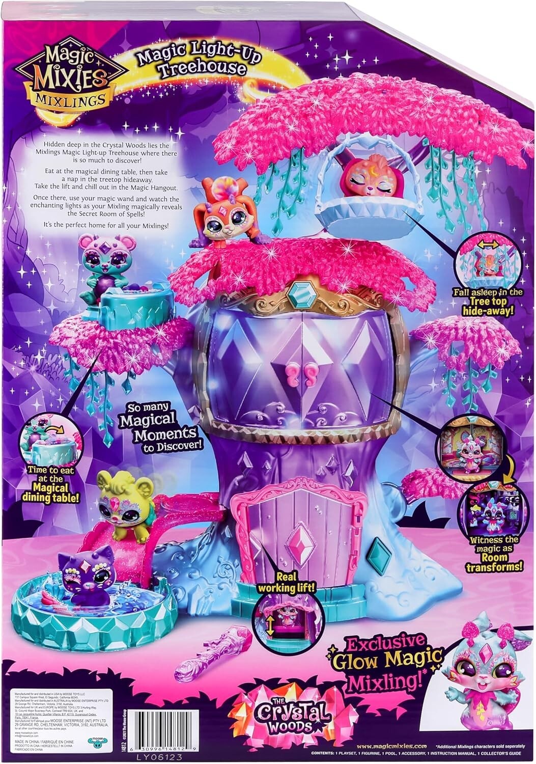 Delightful Mixlings Magic Treehouse with Working Lift & Wand - Adventure Awaits!