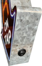 Load image into Gallery viewer, Retro Neon Beer On Tap Double-Sided Sign with LED Bulbs – Perfect for Man Caves