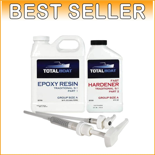 Versatile 5:1 Epoxy Resin for Marine & Wood Applications - Bond, Coating, Repair