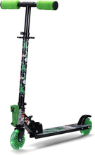 Load image into Gallery viewer, Minecraft 2 Wheel Kick Scooter with Light-Up Wheels - Foldable &amp; Adjustable