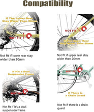 Load image into Gallery viewer, Quality Heavy-Duty Training Wheels for Adults - Fit 24" to 29" Bicycle Sizes