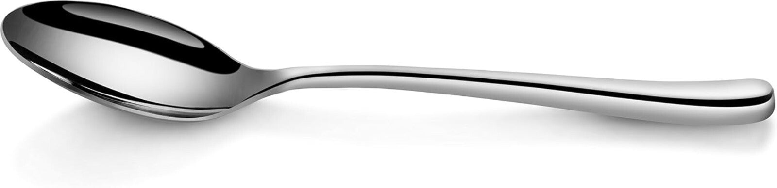 Elegant 12-Piece Stainless Steel Teaspoon Set - Classic Rain II Design