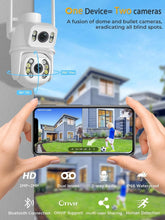 Load image into Gallery viewer, 6MP Dual Lens Outdoor Security Camera - Color Night Vision &amp; Alexa Compatible