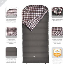 Load image into Gallery viewer, Overnight Comfort with Teton Celsius XXL -25°F Sleeping Bag &amp; Compression Sack
