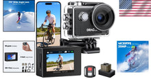 Load image into Gallery viewer, Adventurer's Dream: 4K Action Camera with 100FT Waterproof &amp; Remote Control