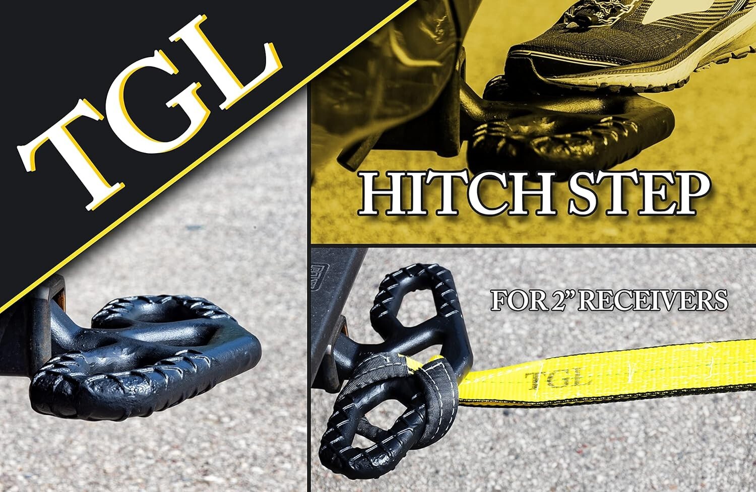 Durable Hitch Step with High Pull Force - Truck Accessory for Recovery Tasks