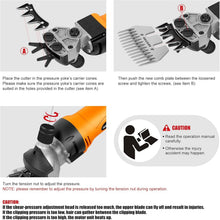 Load image into Gallery viewer, Heavy Duty Professional Sheep Shears with Adjustable Speed – Perfect for Farmers