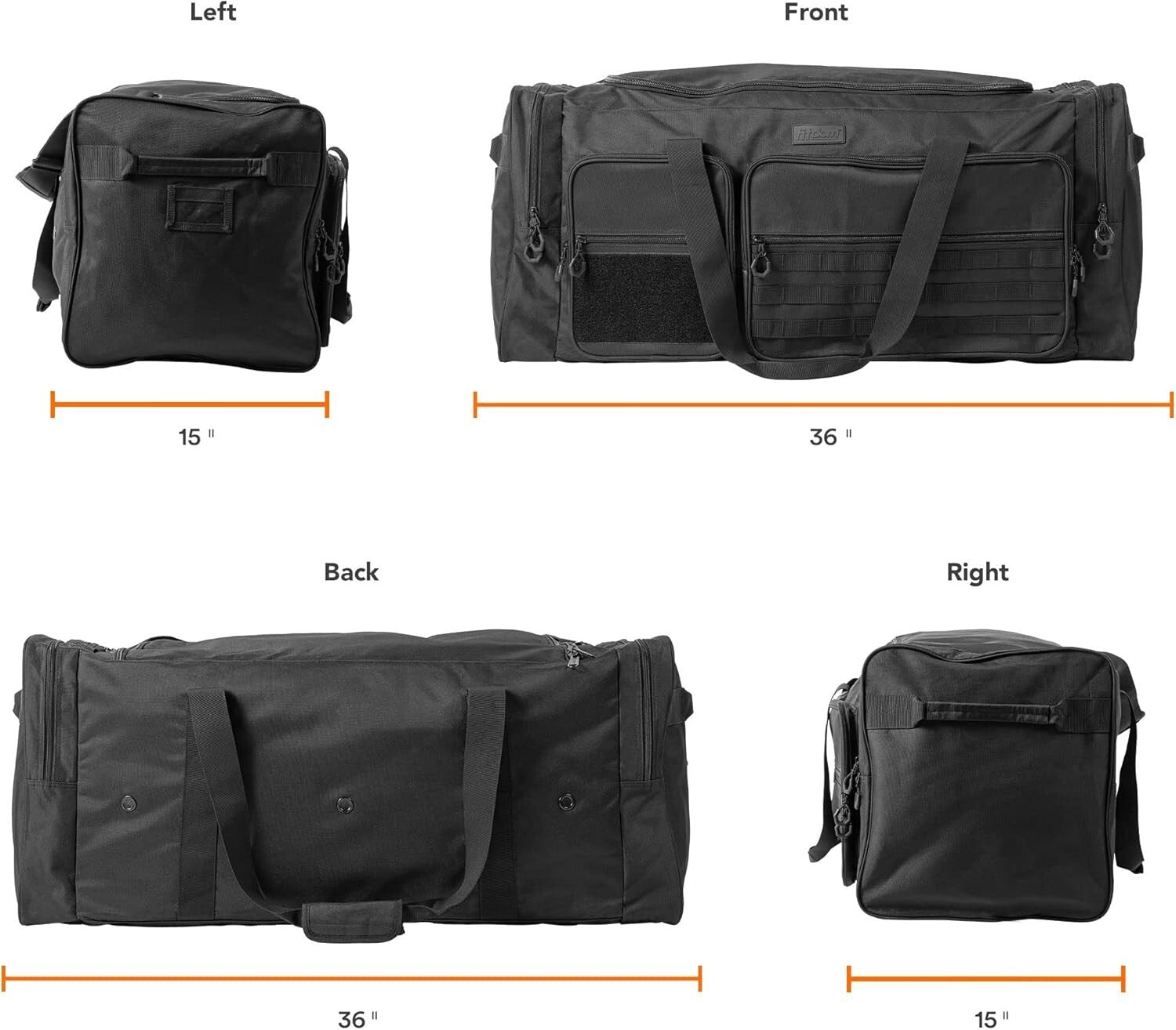 Versatile Heavy Duty Travel Duffle Bag - Perfect for Coaches & Enthusiasts