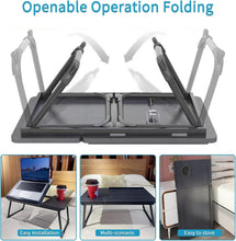 Load image into Gallery viewer, Multi-Use Adjustable Lap Desk - Breakfast Tray with Cup Holder &amp; Easy Transport