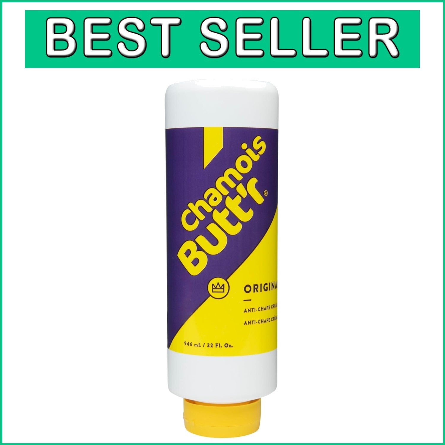 Non-Greasy 32oz Chafing Cream in Squeeze Tube - Comfort for Active Lifestyles