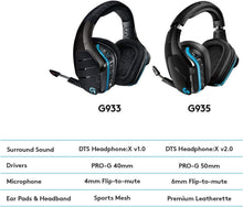 Load image into Gallery viewer, G935 Wireless Gaming Headset - Full RGB, 7.1 Surround Sound &amp; Customizable EQ