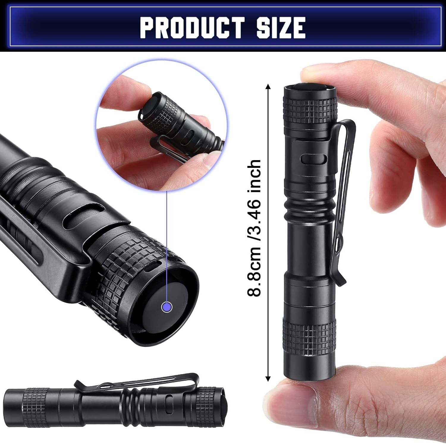30 Pcs Mini LED Flashlights - Waterproof Pocket Lights for Night Adventures