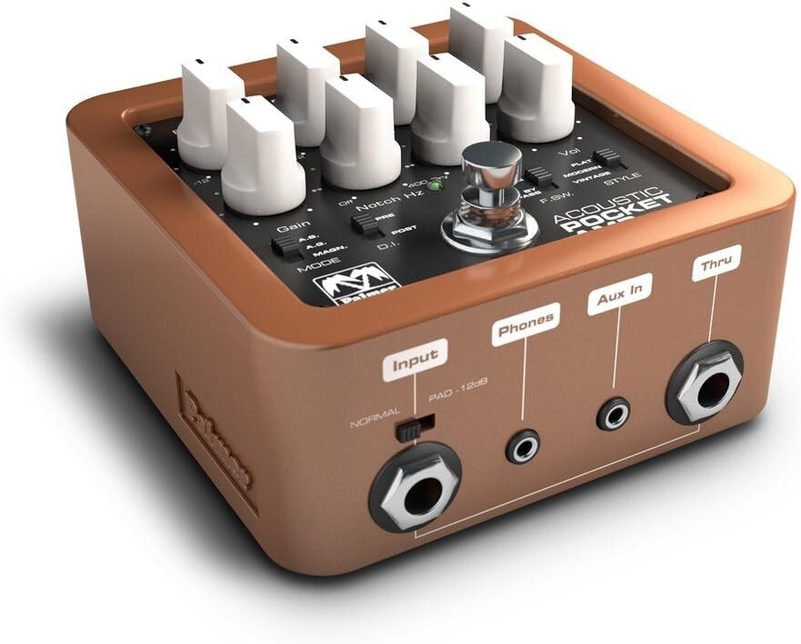 Acoustic Pocket Amp Preamp - Ultimate Sound Control for Guitarists and Bassists