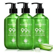 Load image into Gallery viewer, Hydrating Aloe Vera Gel - 99% Organic Formula for Face, Body &amp; Scalp, 3-Pack