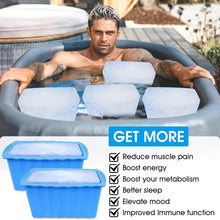 Load image into Gallery viewer, Reusable 4PC Silicone Ice Molds - Durable &amp; Easy Release for Maximum Cooling