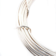 Load image into Gallery viewer, Versatile 5FT Half Hard 16 Gauge Sterling Silver Round Wire for Jewelry Making