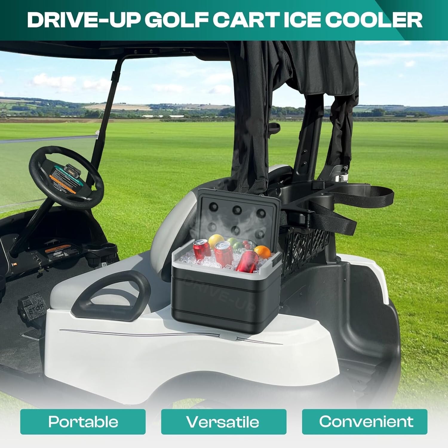 Effortless Club Car Cooler for Precedent, Tempo, Onward - Refreshment on Demand