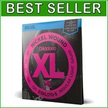 Load image into Gallery viewer, Premium XL Nickel 5-String Bass Strings - Perfect Intonation, Durable Quality