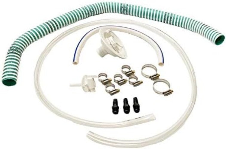 Complete Hose Connection Kit for Standard Fresh Water Tanks - 12V RV Essential