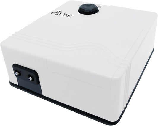 Ultra Quiet Aquarium Air Pump with Battery Backup - Safety for Fish Up to 55 Gal