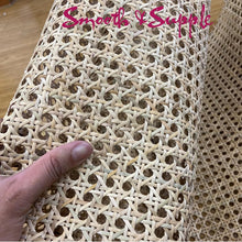 Load image into Gallery viewer, Natural Brown Rattan Cane Webbing 60"L x 24"W for Elegant Home Decor Projects