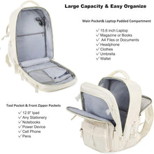 Load image into Gallery viewer, Durable Travel Backpack with USB Port for Daily Commutes &amp; Outdoor Adventures
