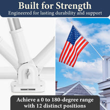 Load image into Gallery viewer, Durable 6FT Flagpole with Heavy-Duty 3x5 American Flag for Outdoor Display