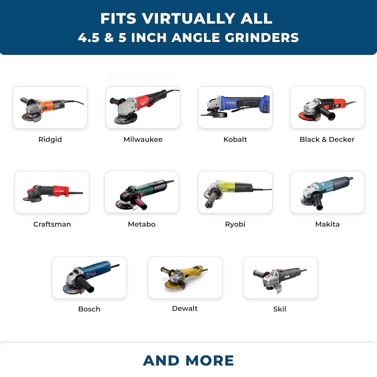 High-Quality 60 Grit 4.5" Flap Discs for Angle Grinder - 100 Count Zirconia Set