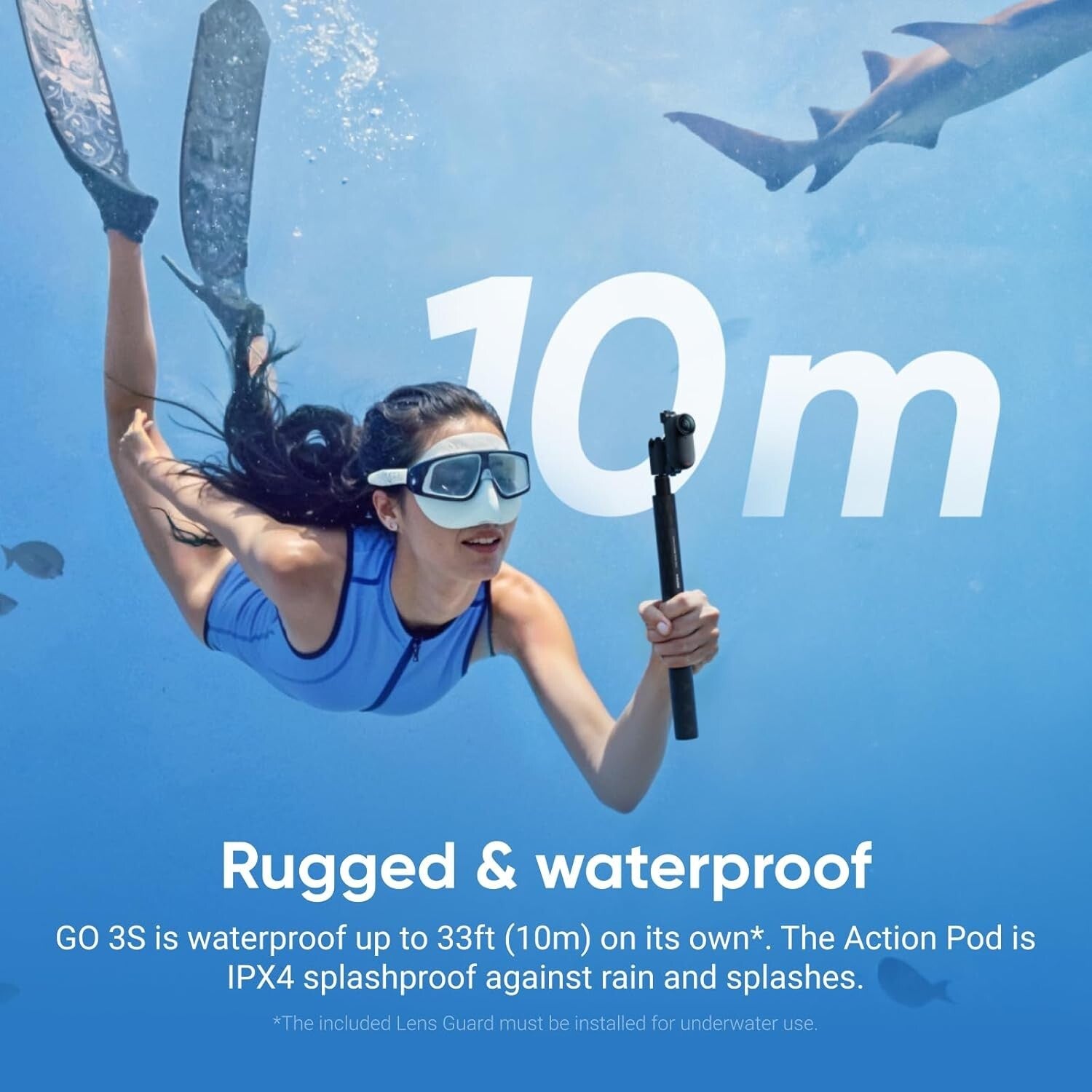 4K Tiny Camera - 128 GB Storage with Touchscreen & Gesture Control Features