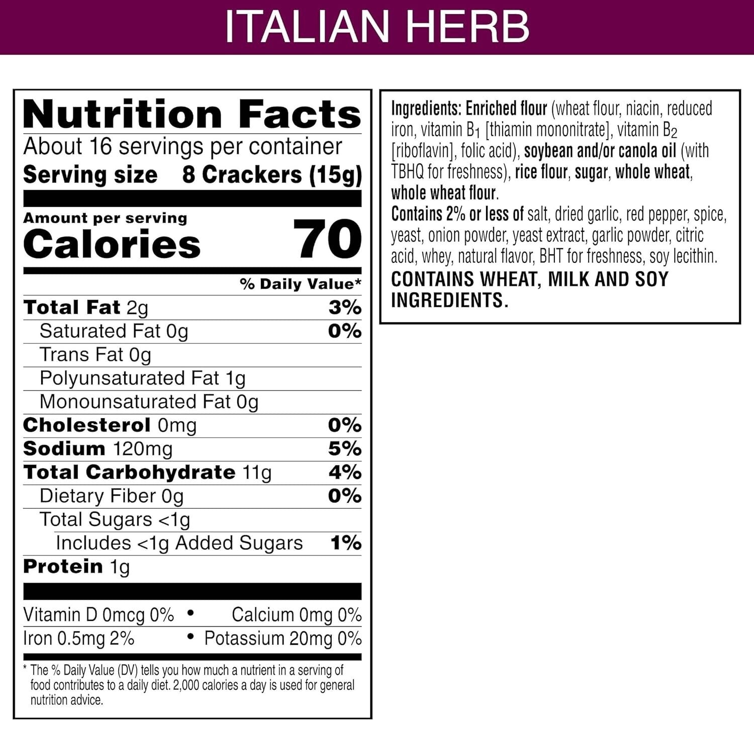 Versatile Italian Herb Flatbreads - Ideal for Dips, Cheese & More - 12 Pack