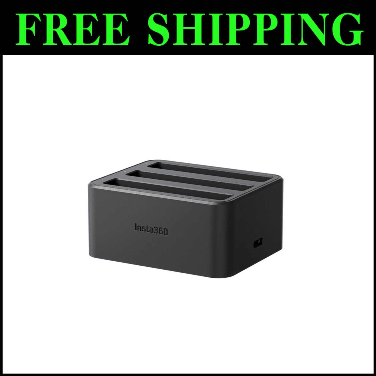 Intelligent USB-C Fast Charger Hub - Charges Up to 3 Batteries Simultaneously