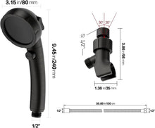 Load image into Gallery viewer, 3-Mode Handheld Shower Head with Adjustable Bracket in Oil-Rubbed Bronze Finish