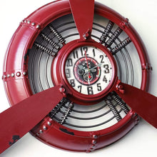Load image into Gallery viewer, Handcrafted 26.4-Inch Vintage Airplane Propeller Wall Clock for Home Elegance