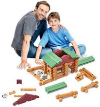 Load image into Gallery viewer, Natural Wood 170-Piece Building Logs - Inspiring Imagination in Little Builders
