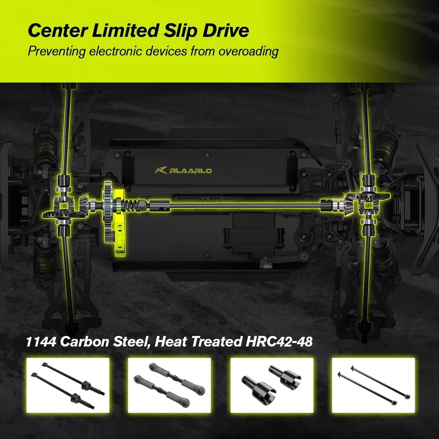 1/14 Brushless RC Car - 60+ MPH All-Terrain Monster Truck with 3S Battery