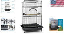 Load image into Gallery viewer, Luxurious 46" X 36" Empire Macaw Cage: Stainless Steel Design for Active Birds