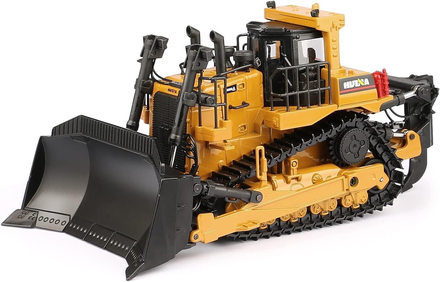1/50 Scale Diecast Metal Bulldozer Toy with Adjustable Blade for Kids