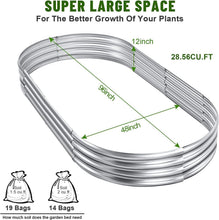 Load image into Gallery viewer, Durable Galvanized Steel Raised Garden Bed Set, 8x4x1 ft for Vibrant Vegetables