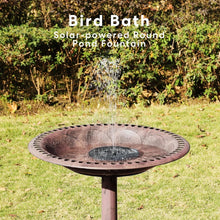 Load image into Gallery viewer, Versatile Bird Bath &amp; Solar Fountain Combo with Customizable Water Patterns