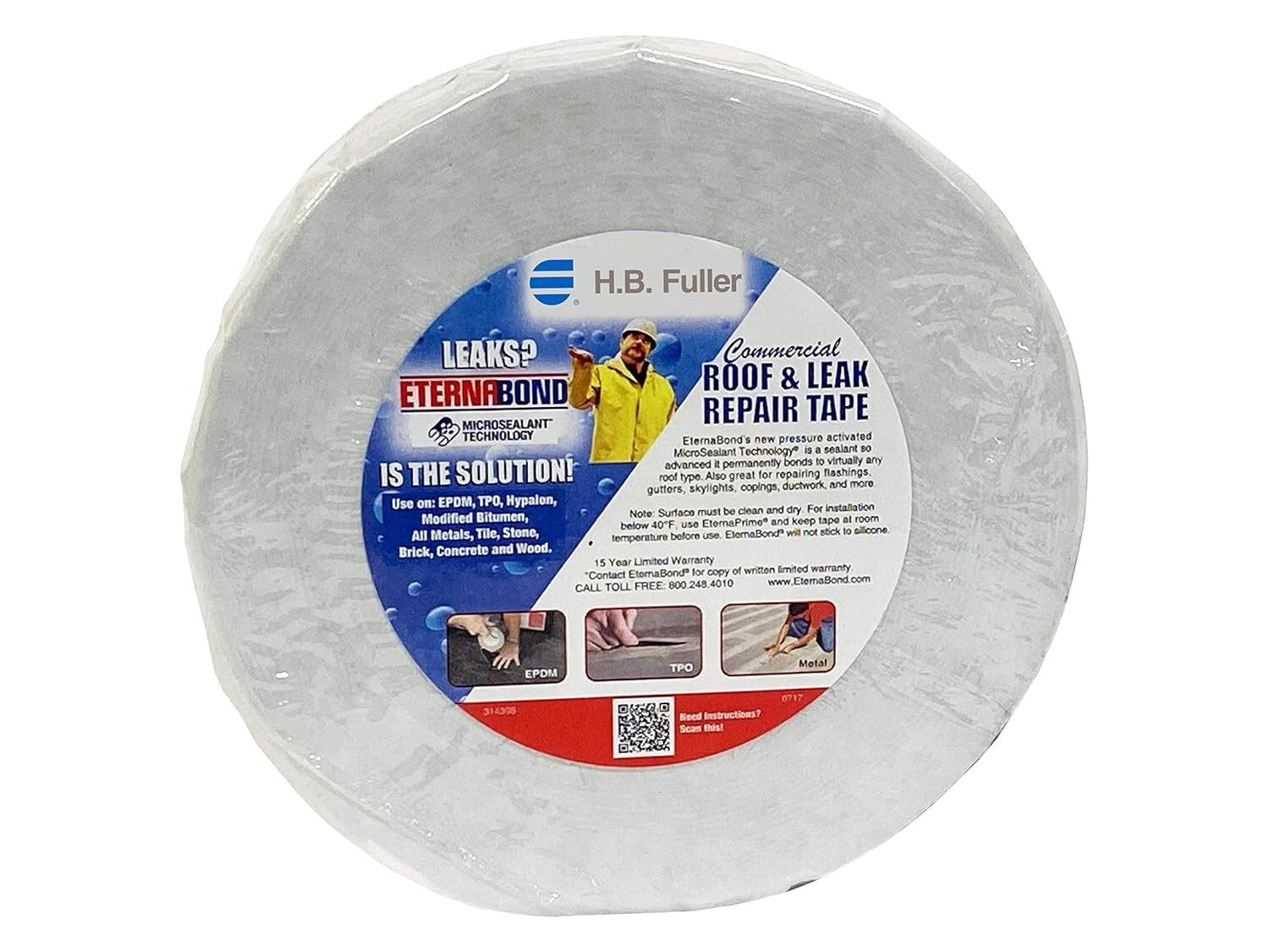 Versatile Double-Sided Tape for Gaskets, Seams, and Repairs - 60 Mil Heavy-Duty