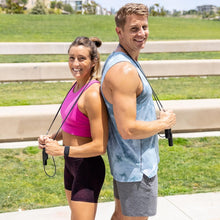 Load image into Gallery viewer, Premium Black Ops Jump Rope with Frictionless Rotation - Ideal for HIIT &amp; Cardio
