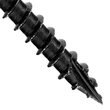 Load image into Gallery viewer, Superior Strong 12" Black Exterior Screws - Heavy Duty Timber Fasteners 50 Pk