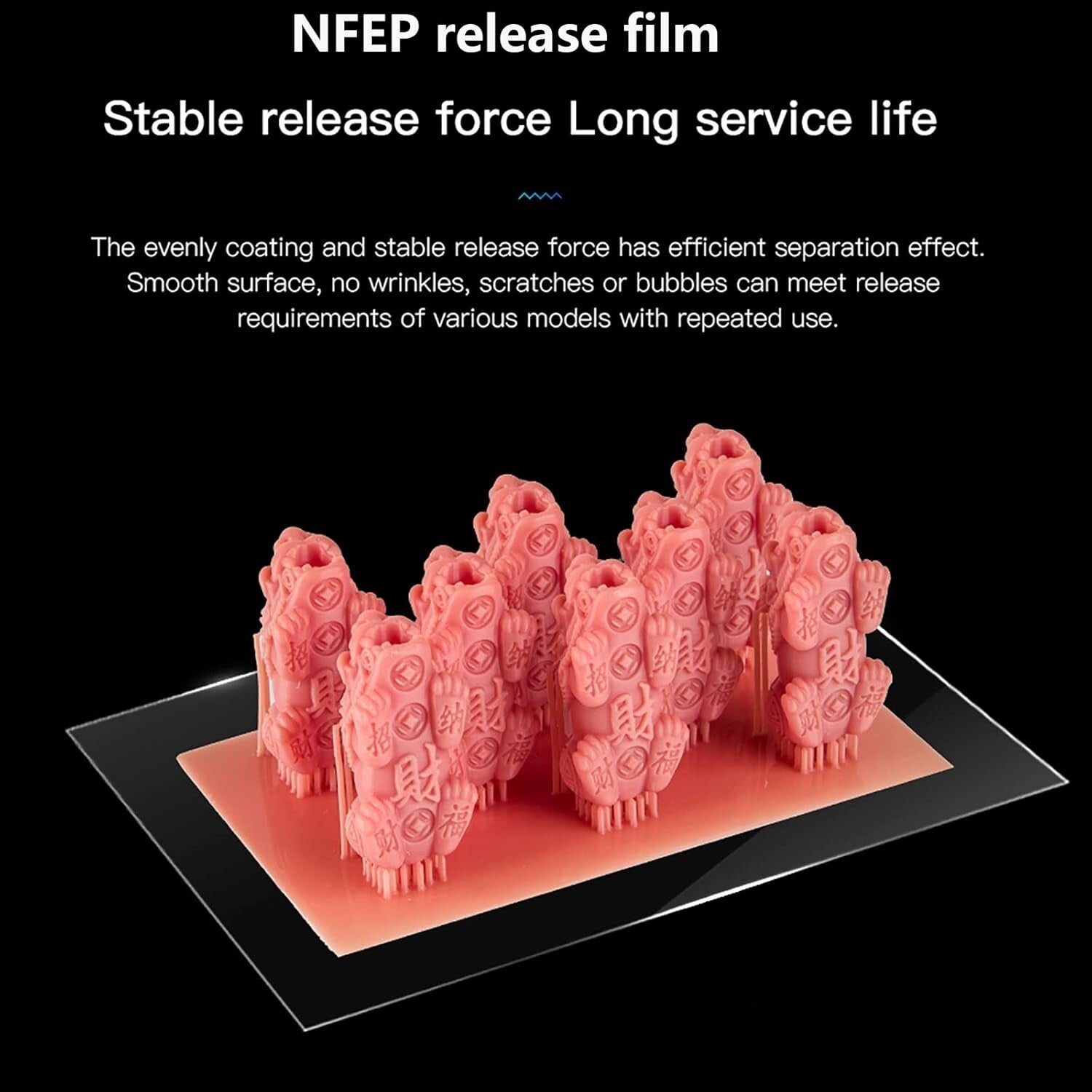 High-Performance nFEP Film for SLA & LCD 3D Printers - 5 Sheets Included