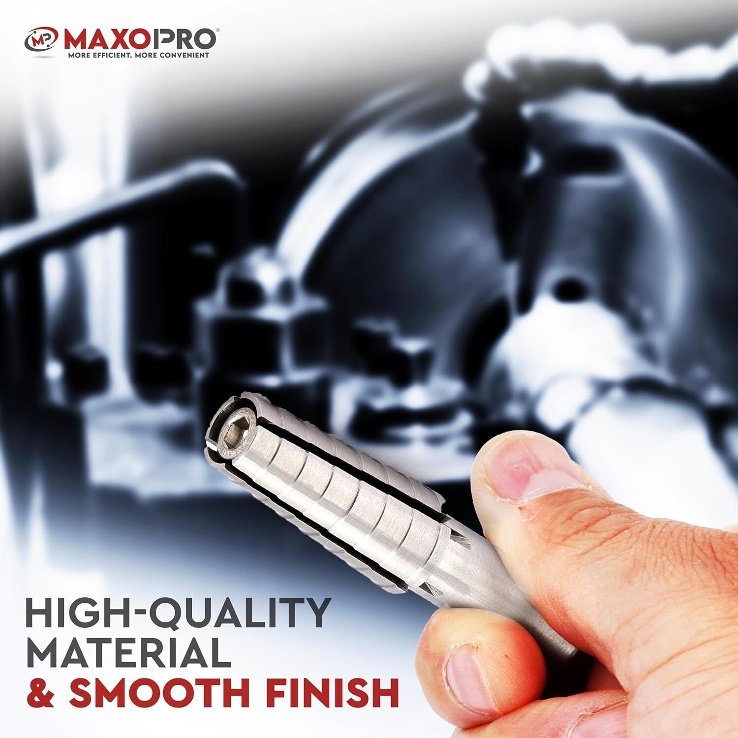 Durable Stainless Steel Ring Mandrel for Lathes - Sizes 11-14, Effortless Use