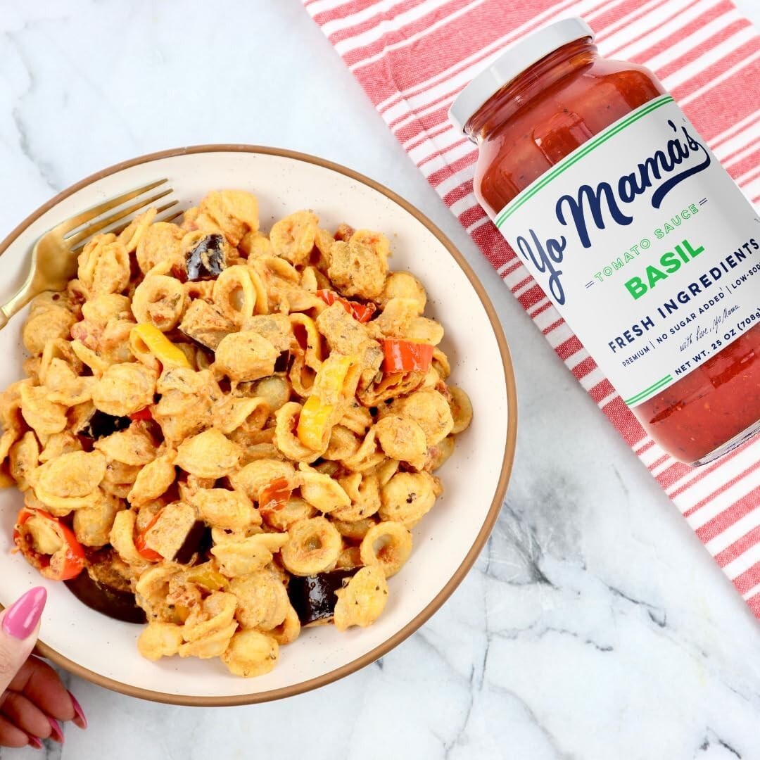 Gourmet Vegan Tomato Basil Pasta Sauce - 12 Count - Low Sodium & Low Glycemic