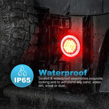 Load image into Gallery viewer, LED Waterproof Trailer Lights - 10 Pack 4" Round Lights for Brake &amp; Turn Signals