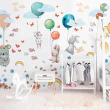 Load image into Gallery viewer, Removable Hot Air Balloon Wall Decals for Children - Eco-Friendly Decor Solution